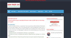 Desktop Screenshot of dichthuat247.com